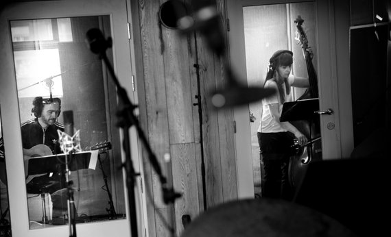 Knut Bjørnar  Asphol. Recording session